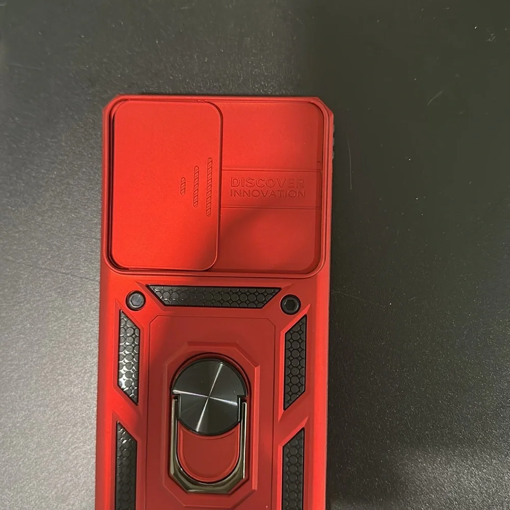 Red Protective Phone Case with Kickstand heavy duty - galaxy s21 ultra - Picture 2 of 3